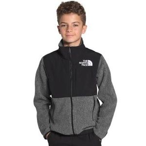 Boys North Face full zip fleece jacket